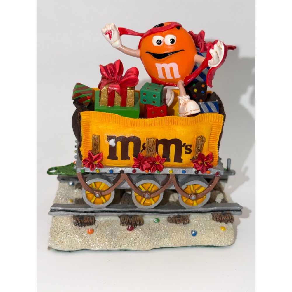 Danbury Mint M&M's Merry Metro Christmas Train 5 Piece Set Holiday Collectible - Picture 8 of 16
